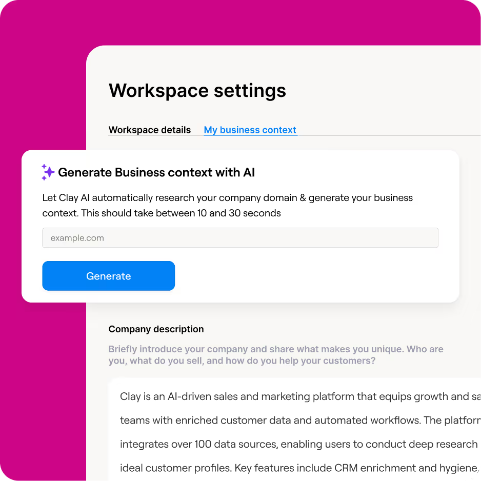 Build Tables With Context